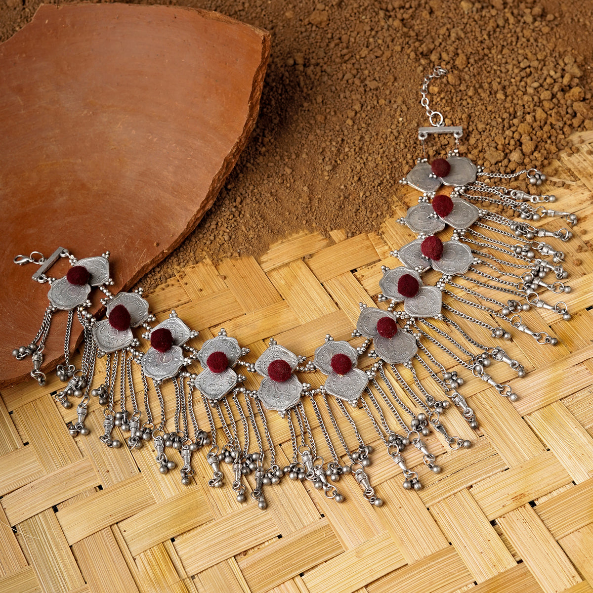 Teejh Mohur Coin Necklace - Main Image