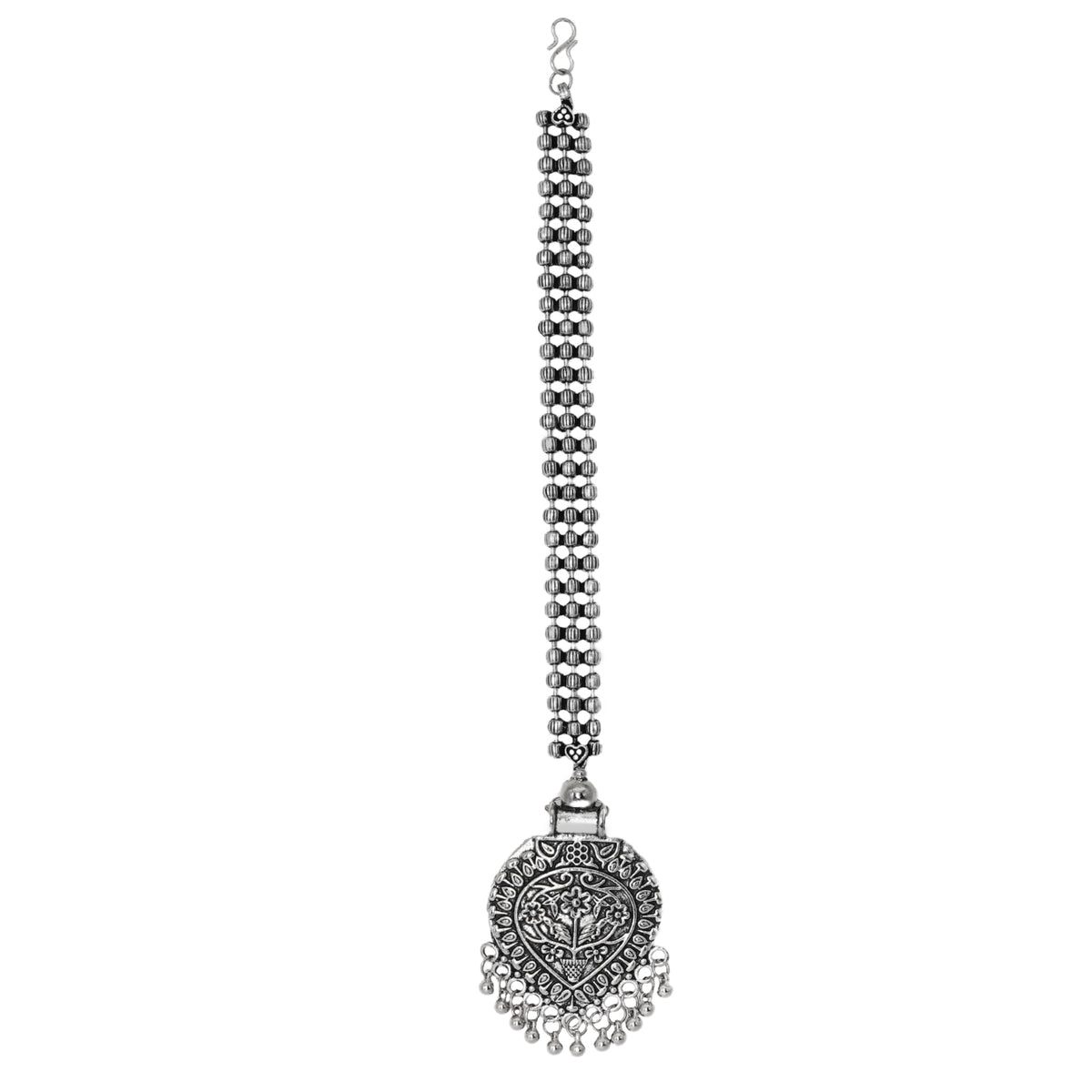 Shop Teejh Silver Oxidised Maang Tika For Women