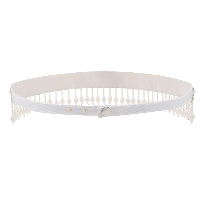 Teejh Naysa Pearl Silver Belt