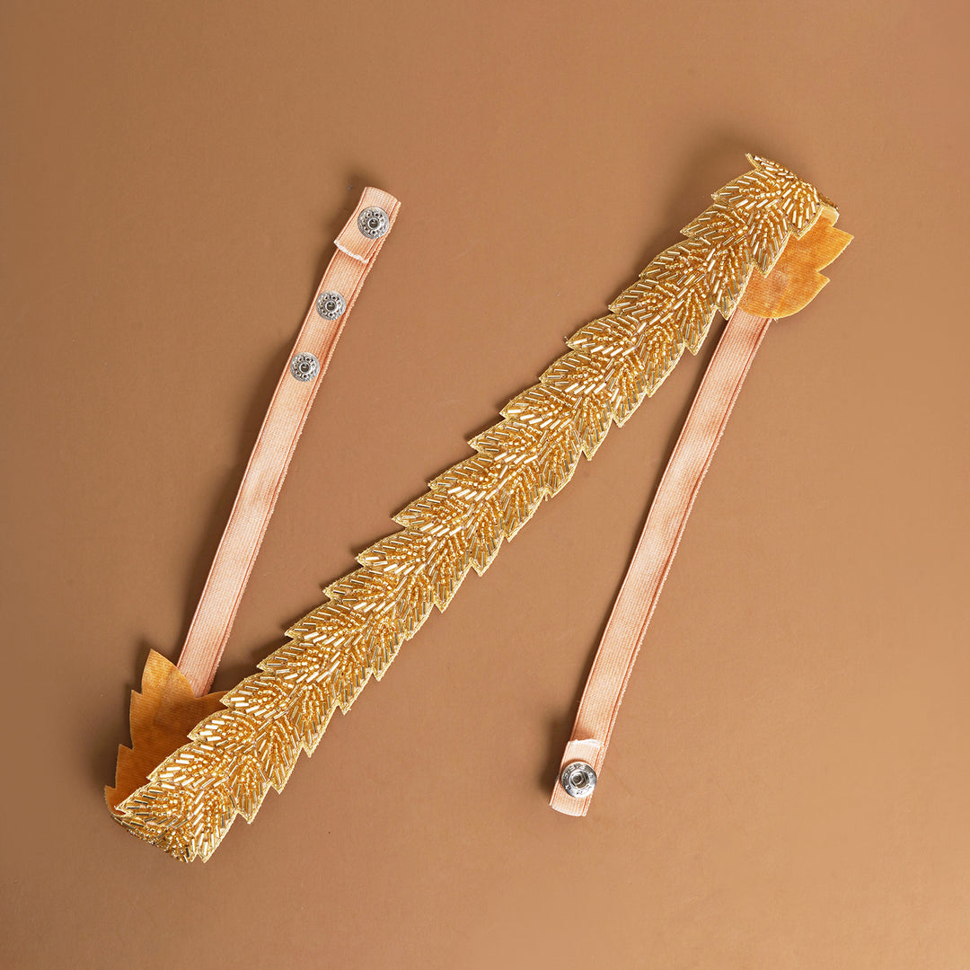 Teejh Rayna Bead Gold Belt