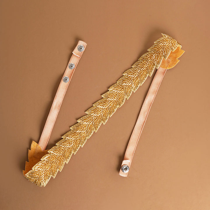 Teejh Rayna Bead Gold Belt