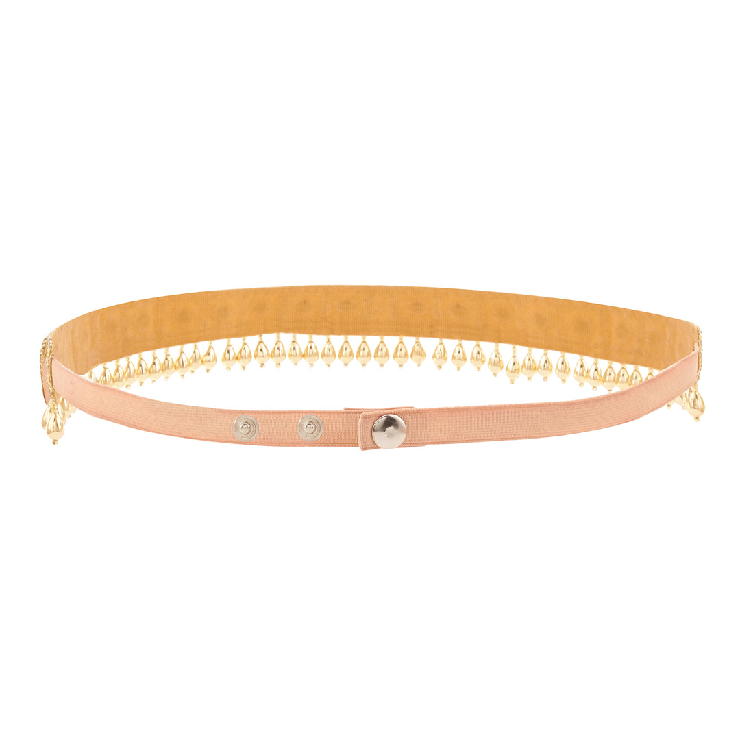 Teejh Zivah Bead Mirror Gold Belt