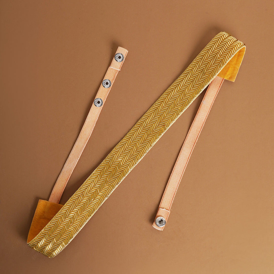 Teejh Bipasha Bead Gold Belt