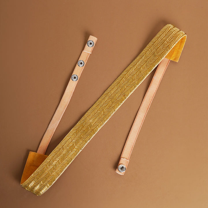 Teejh Bipasha Bead Gold Belt