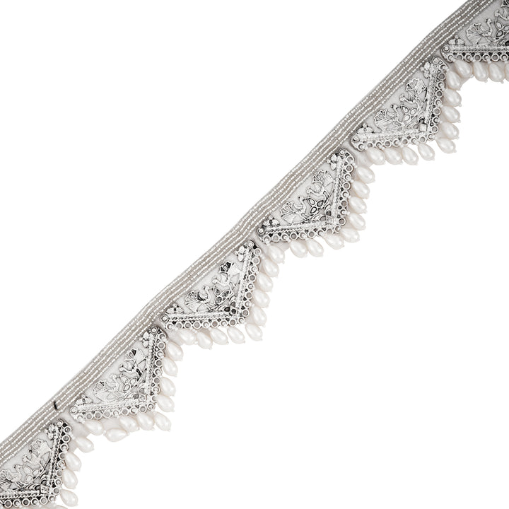 Teejh Qiyara Bead Silver Belt