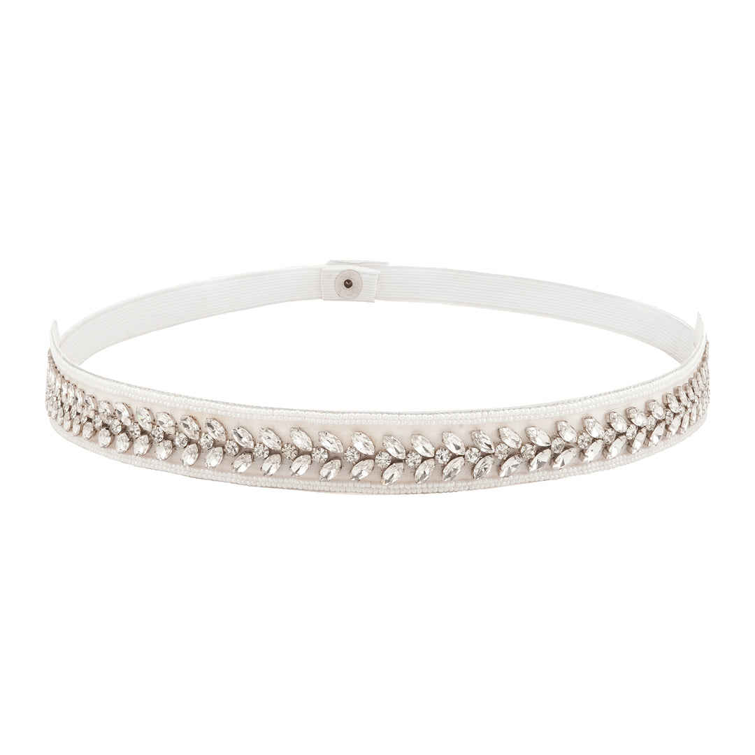 Teejh Palki Stone Silver Belt