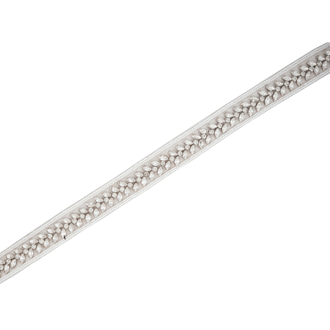 Teejh Palki Stone Silver Belt