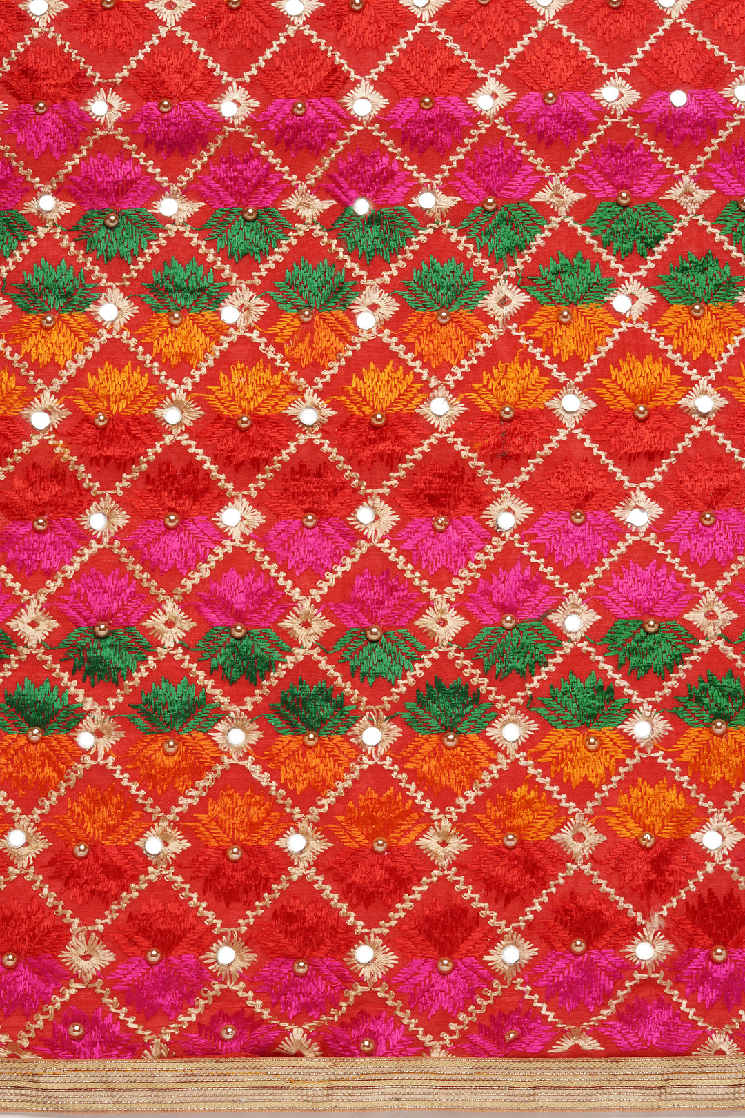 Teejh Neeladri Phulkari Dupatta