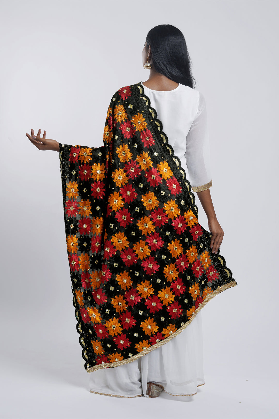 Teejh Kriti Phulkari Dupatta