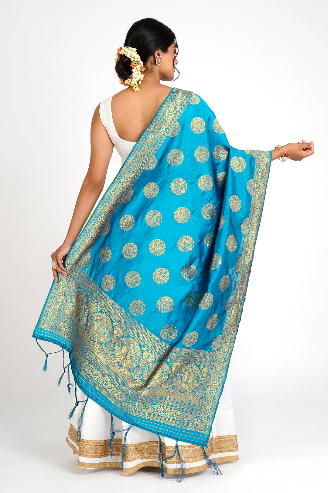 Teejh Devi Firozi Banarasi Dupatta