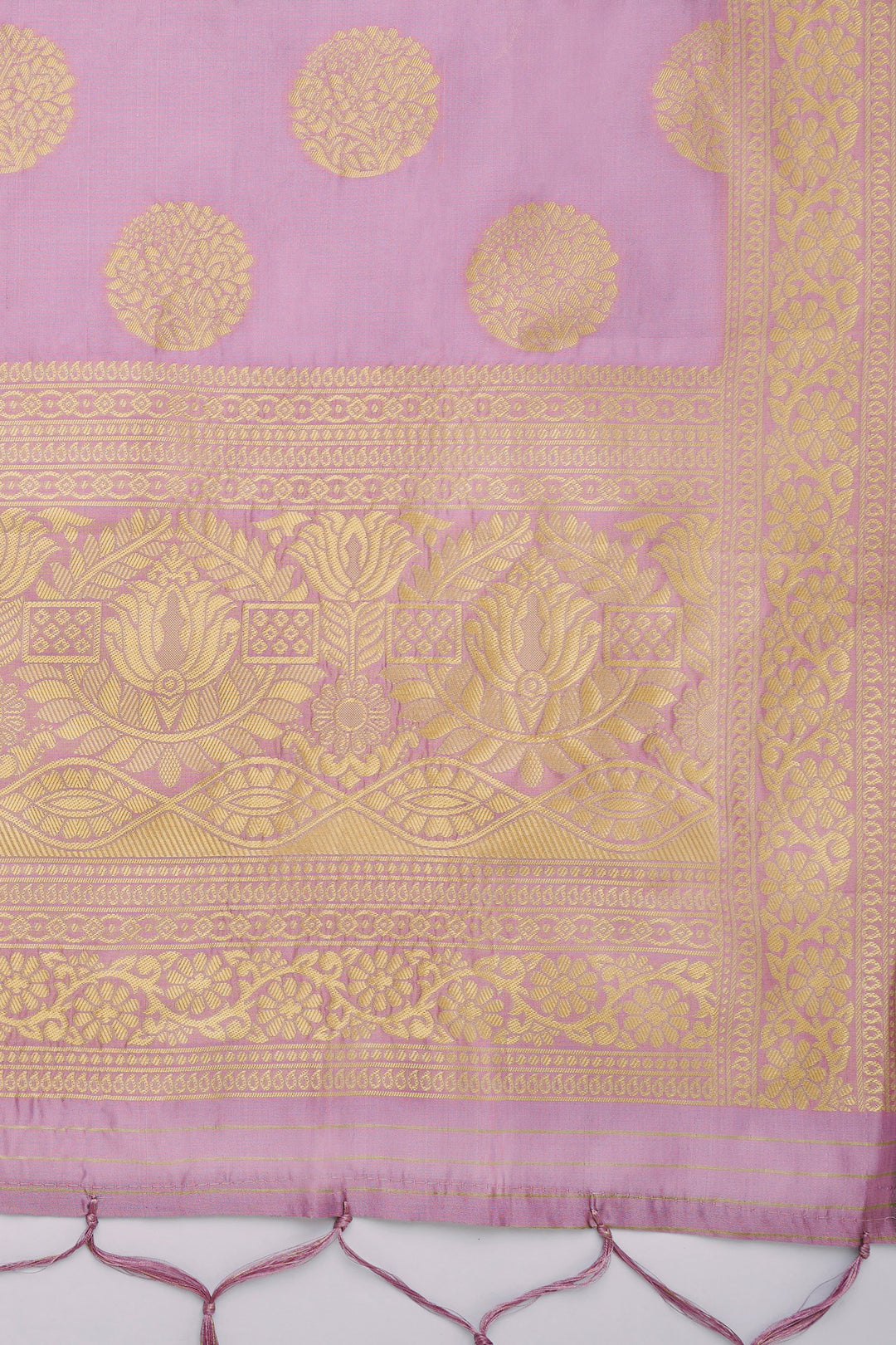 Teejh Devi Mauve Banarasi Dupatta