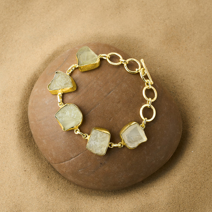 Teejh Reysha Yellow Natural Stone Bracelet