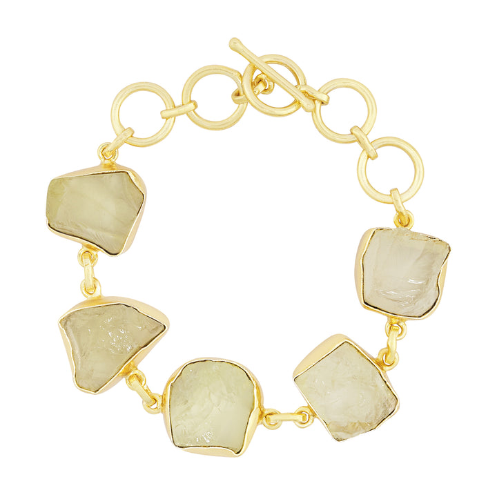 Teejh Reysha Yellow Natural Stone Bracelet