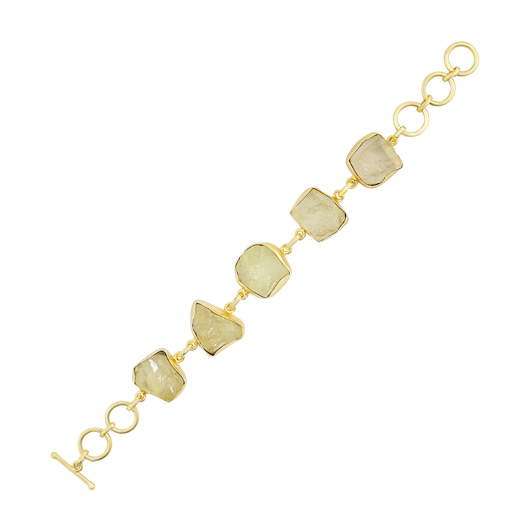 Teejh Reysha Yellow Natural Stone Bracelet