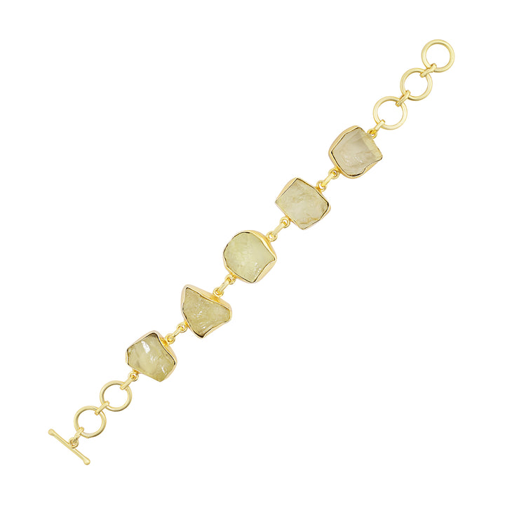 Teejh Reysha Yellow Natural Stone Bracelet
