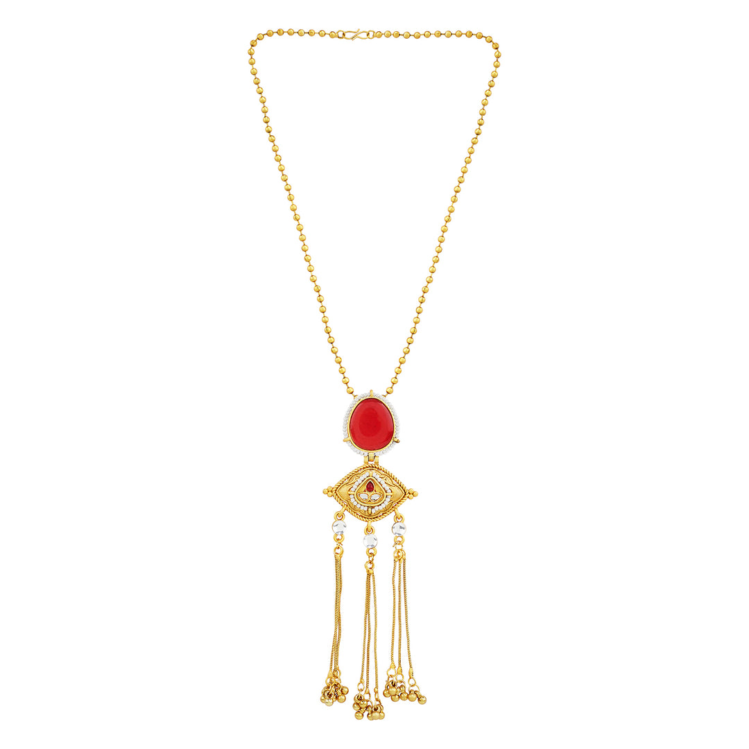 Teejh Kanira Red Gold Necklace
