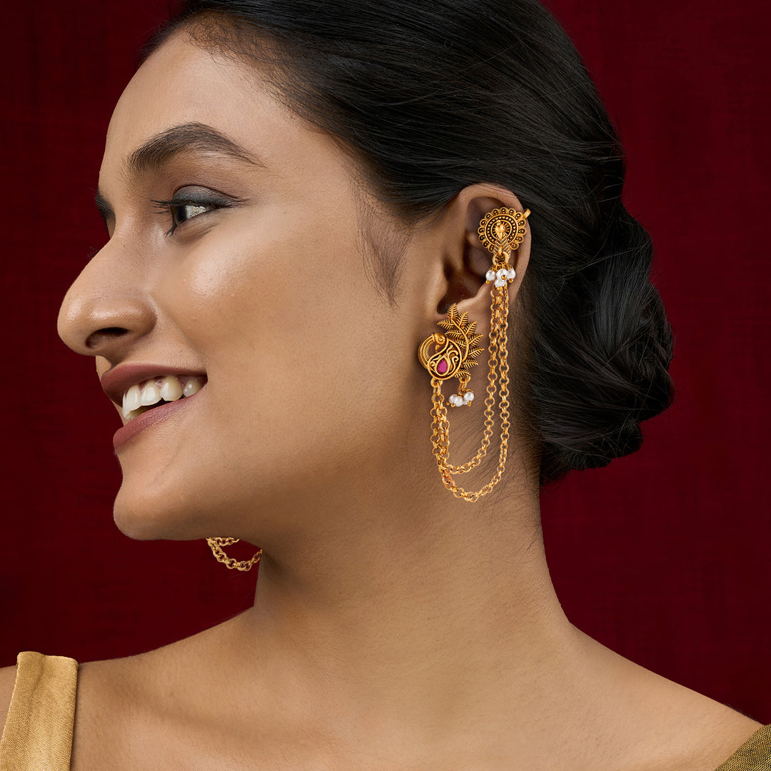 Teejh Keri Gold Earcuffs