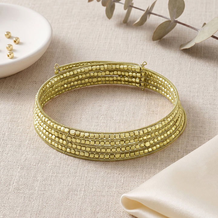 Teejh Mahveen Gold Oxidised Necklace