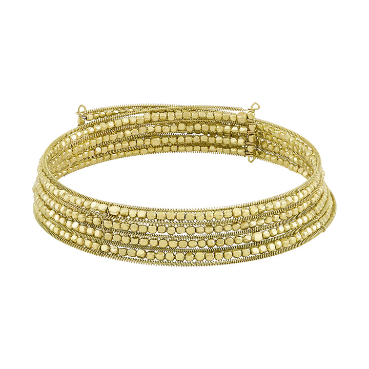 Teejh Mahveen Gold Oxidised Necklace