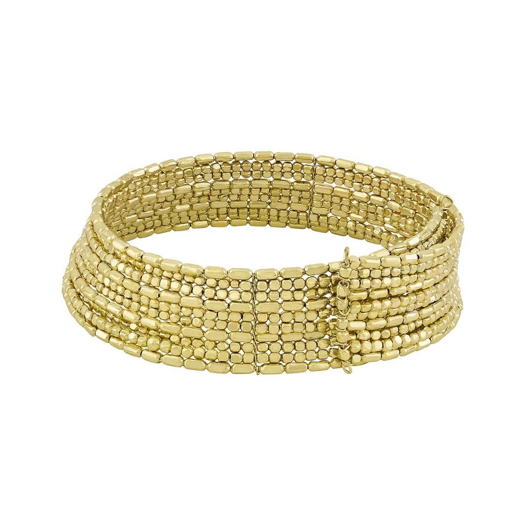 Teejh Aafiya Gold Oxidised Necklace