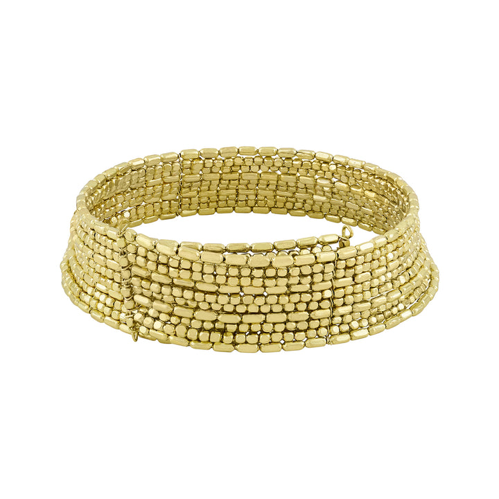 Teejh Aafiya Gold Oxidised Necklace