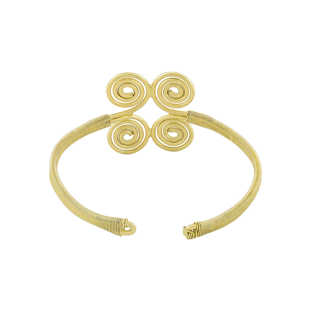 Teejh Rumeha Gold Oxidised Bracelet