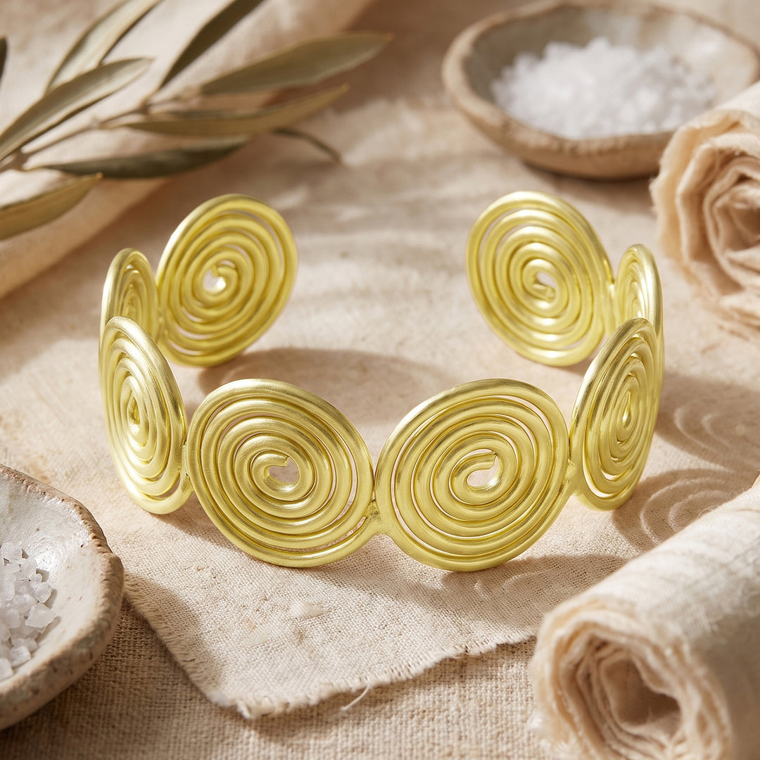 Teejh Aarvika Gold Oxidised Bracelet