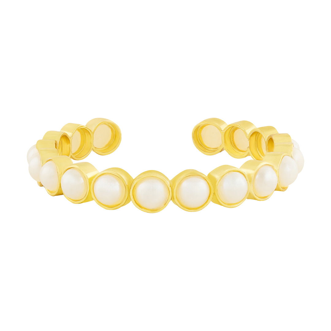 Teejh Zyva Gold and White Bracelet