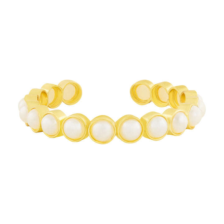 Teejh Zyva Gold and White Bracelet