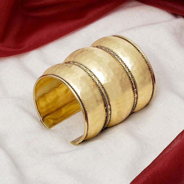 Teejh Kusum Gold Cuff Bracelet