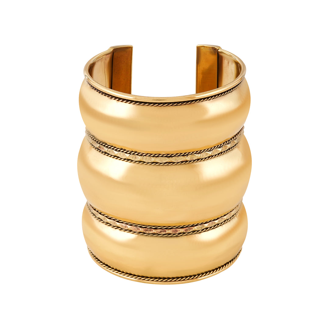 Teejh Kusum Gold Cuff Bracelet