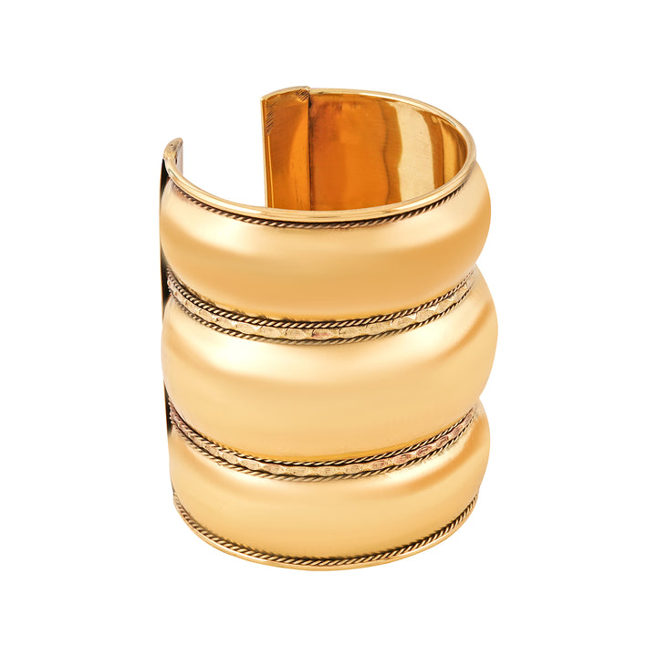 Teejh Kusum Gold Cuff Bracelet