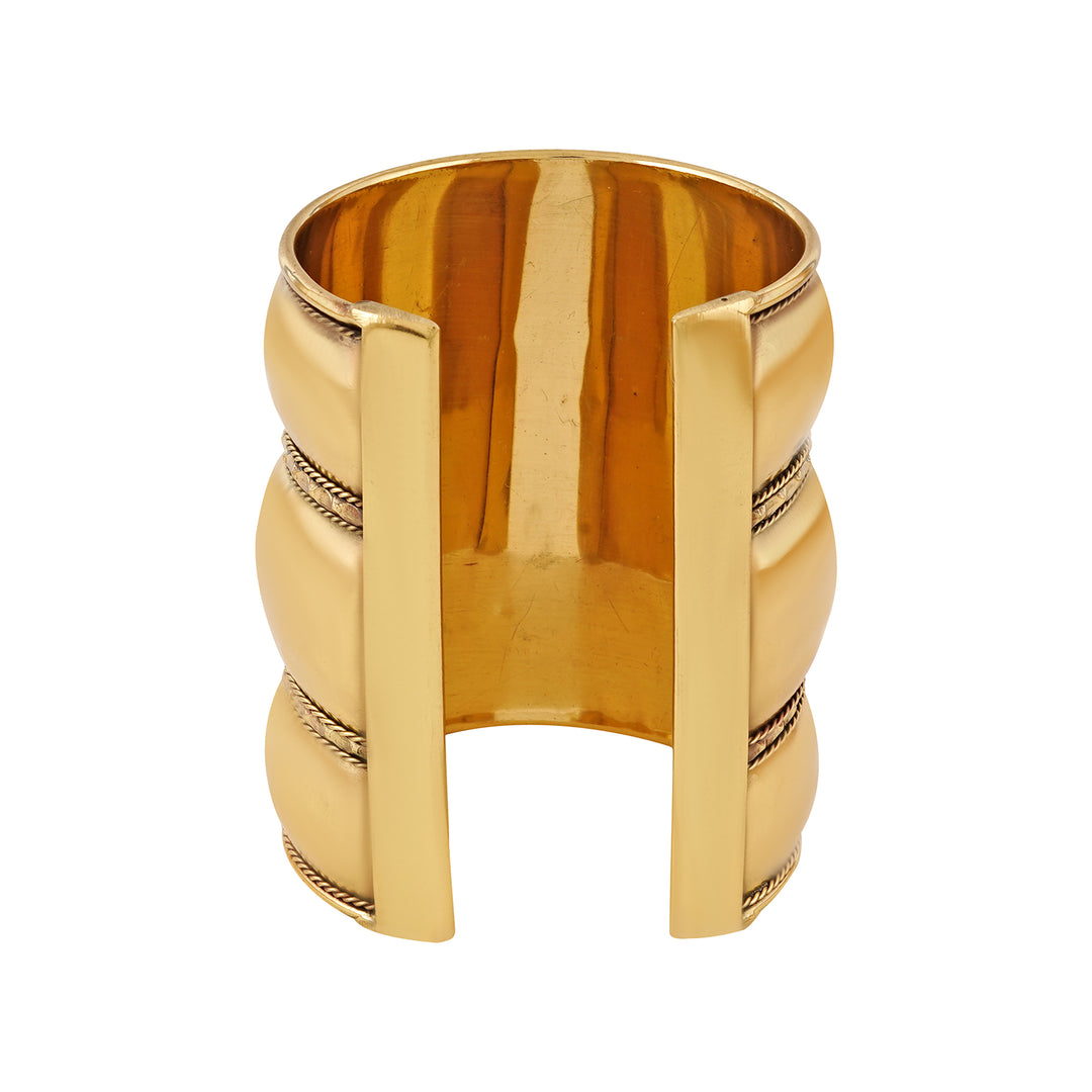 Teejh Kusum Gold Cuff Bracelet