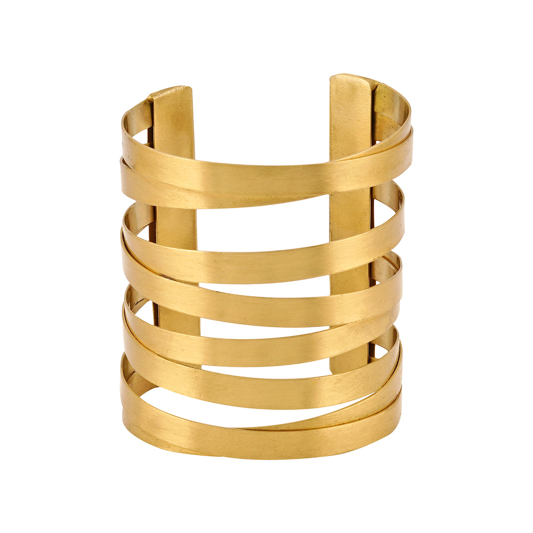Teejh Pranjalika Gold Cuff Bracelet