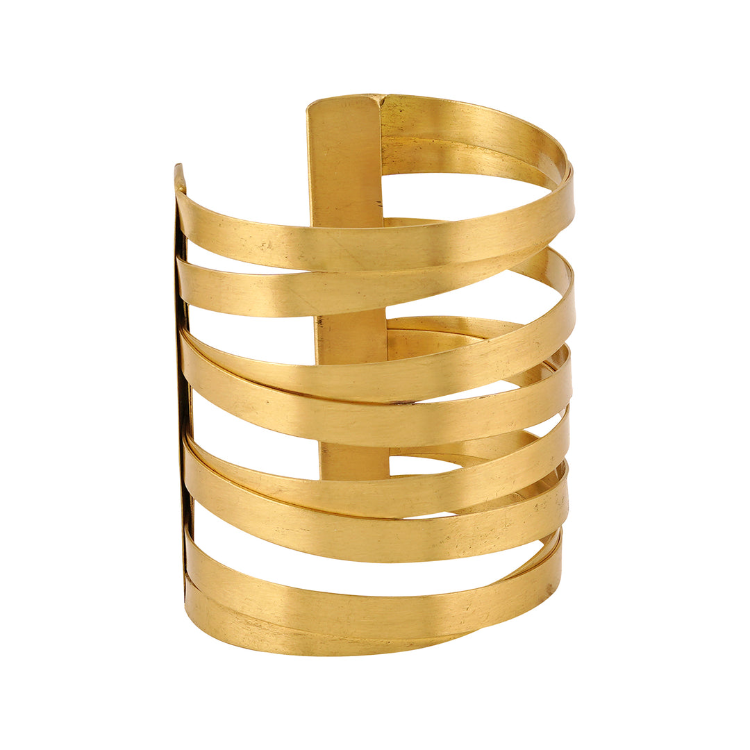 Teejh Pranjalika Gold Cuff Bracelet