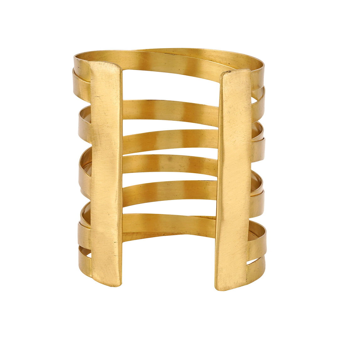 Teejh Pranjalika Gold Cuff Bracelet