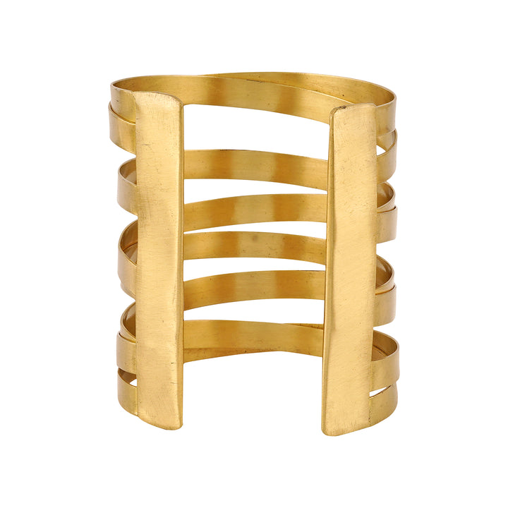 Teejh Pranjalika Gold Cuff Bracelet