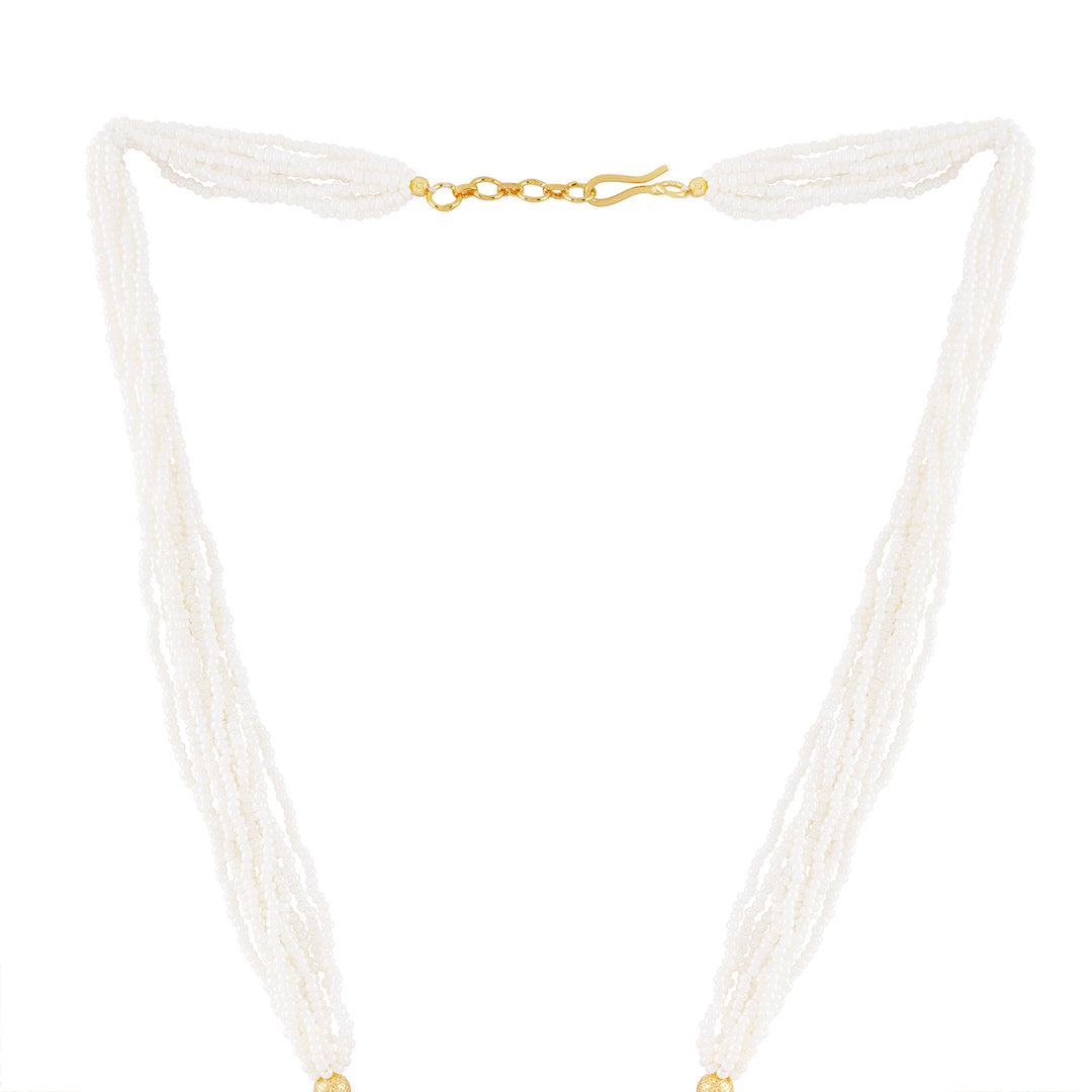 Teejh Holkar Gold Ruby Necklace Set