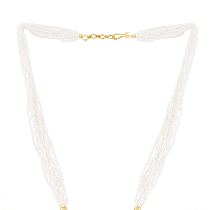 Teejh Holkar Gold Ruby Necklace Set