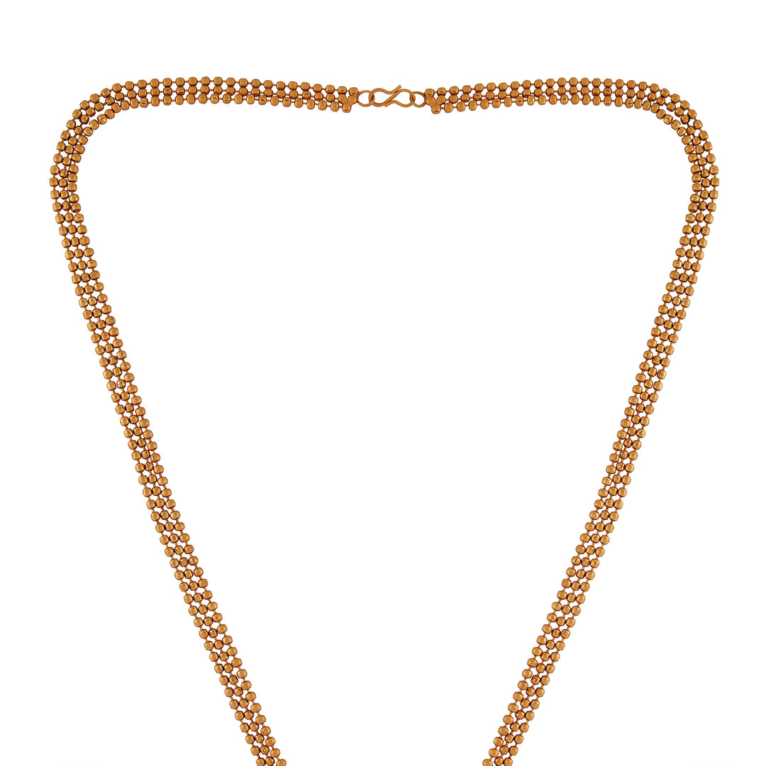 Teejh Kanvi Gold Ruby Necklace Set