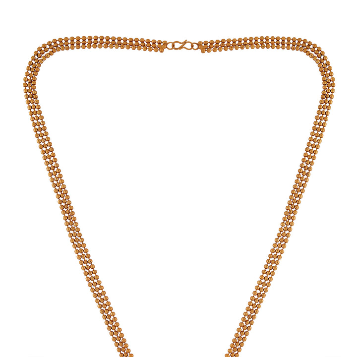 Teejh Kanvi Gold Ruby Necklace Set