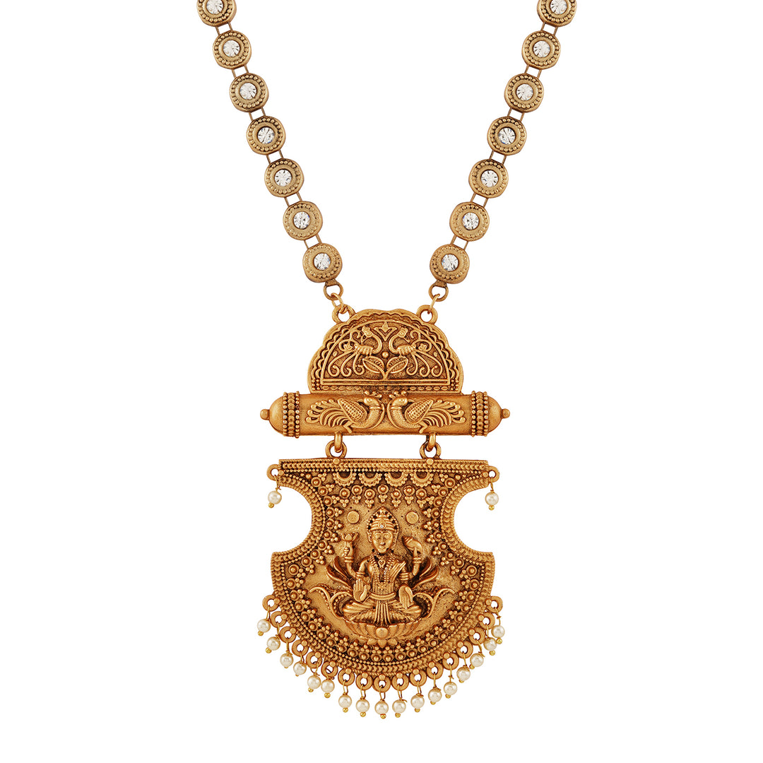 Teejh Kushan Gold And Necklace Set