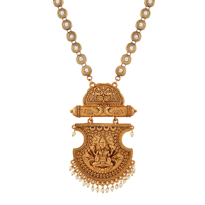Teejh Kushan Gold And Necklace Set