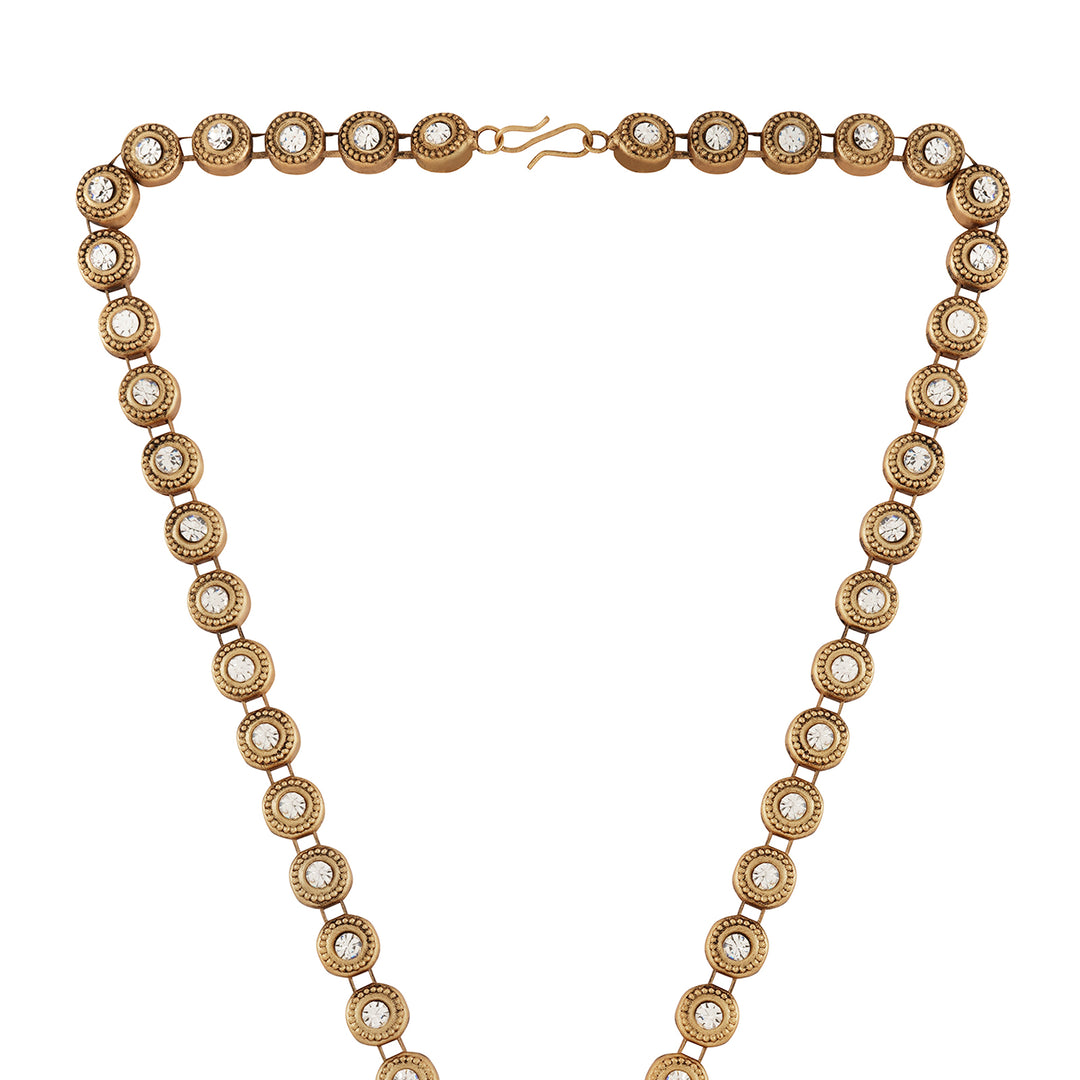 Teejh Kushan Gold And Necklace Set