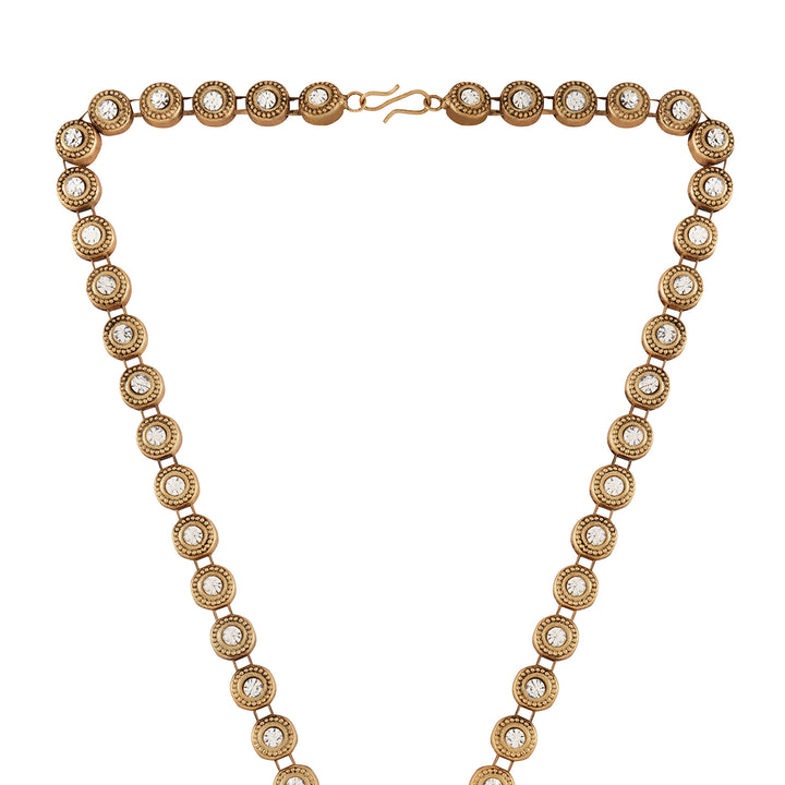 Teejh Kushan Gold And Necklace Set