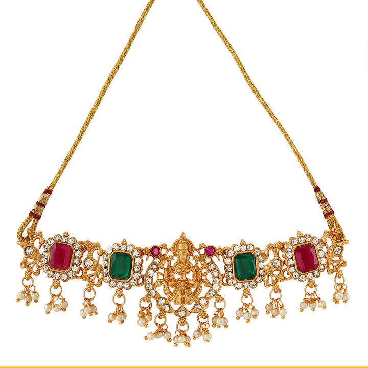 Teejh Glossy Finish Gold &amp; Multicoloured Set