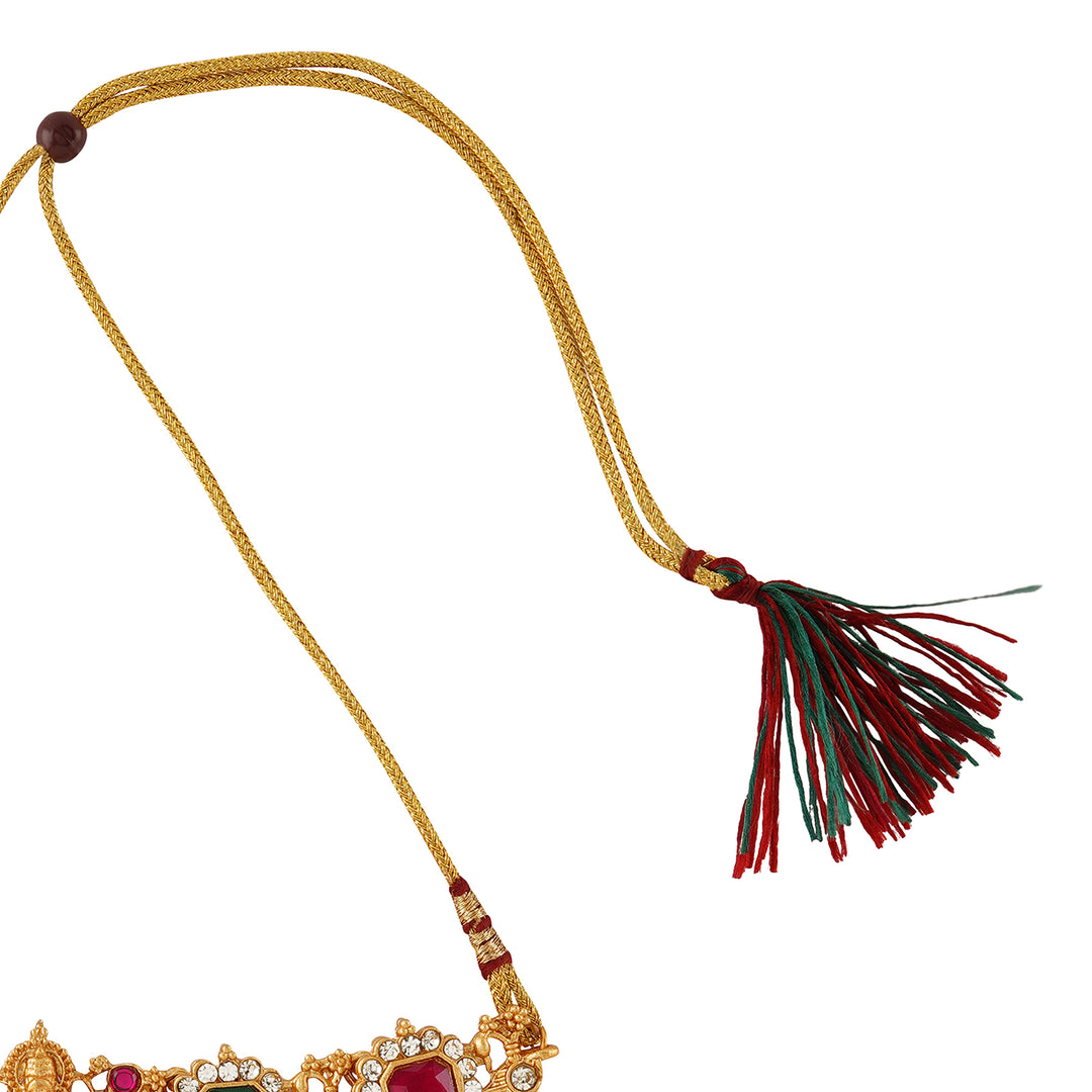 Teejh Glossy Finish Gold &amp; Multicoloured Set