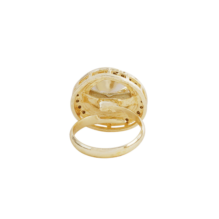 Teejh Light Gold Polki Ring