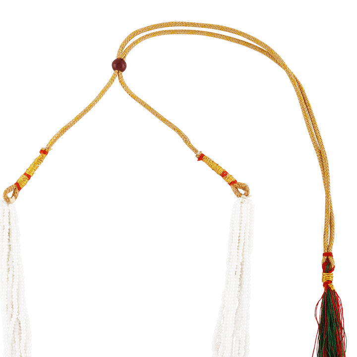 Teejh Bandhan Light Gold Necklace Set