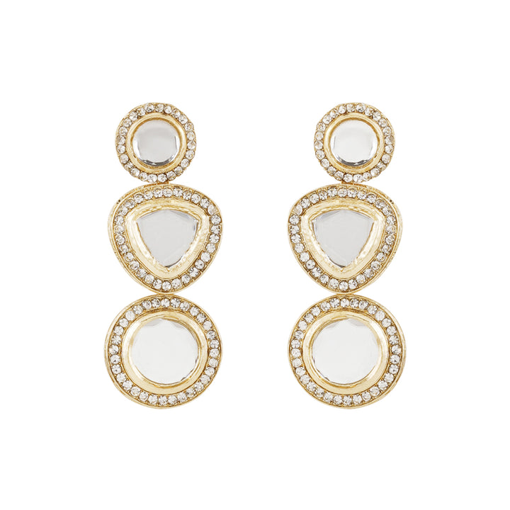 Teejh Nazakat Light Gold Earring